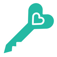 Key Vector Icon Design Illustration