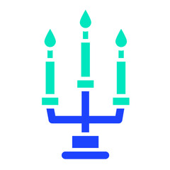 Candles Vector Icon Design Illustration