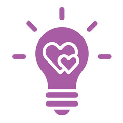 Light Bulb Vector Icon Design Illustration