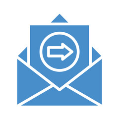 Send Mail Vector Icon Design Illustration