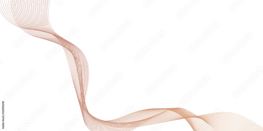 Canvas Prints abstract golden wavy line background, the design element is a colored wave. template for advertising