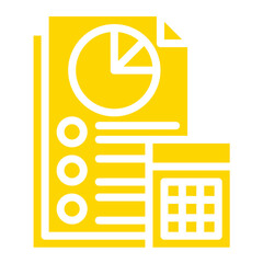 Accounting Vector Icon Design Illustration