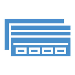 Credit card Vector Icon Design Illustration