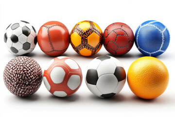 Collection of Various Sports Balls