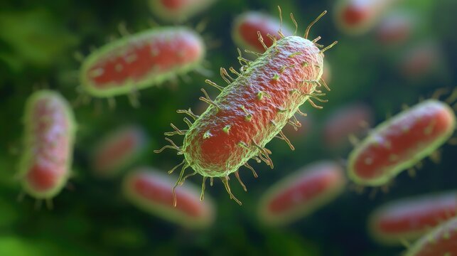 Yersinia Pestis Bacteria - Unhealthy Microscopic Biological Artwork