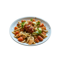 Balanced Bento Box Delight A Medley of Broccoli Bites Chicken Cubes Rice Pearls and Sliced Veggie Rounds A Nutritious Meal Preparation Feastful and Pleasing