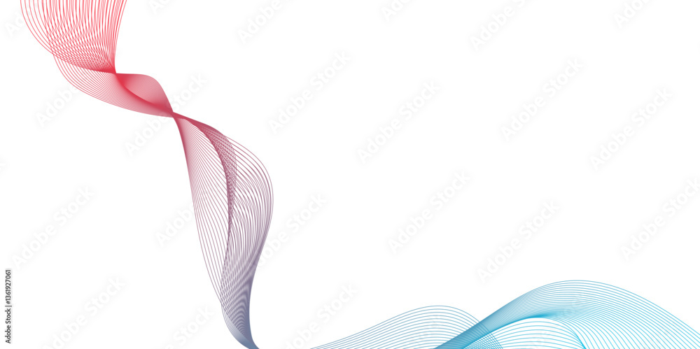 Poster abstract rainbow waves on soft pastel background, technology concept abstract coloreful wave line, m