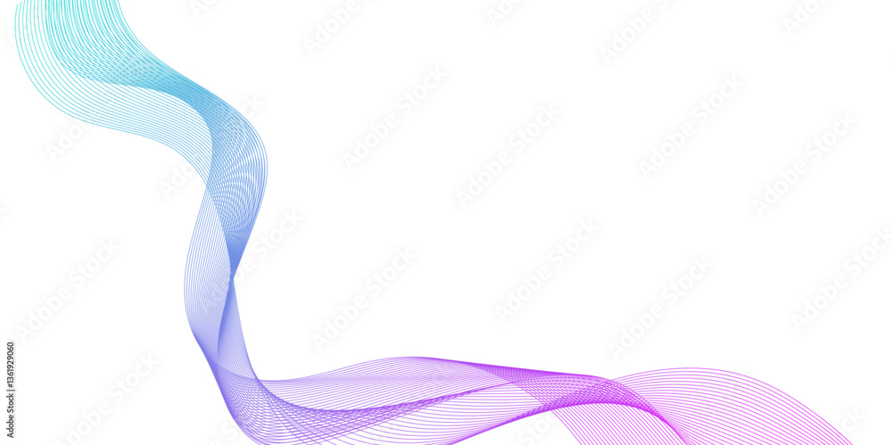 Poster beautiful pink wave line fabric with a motion blur effect and a dynamic atmosphere, flowing red ribb