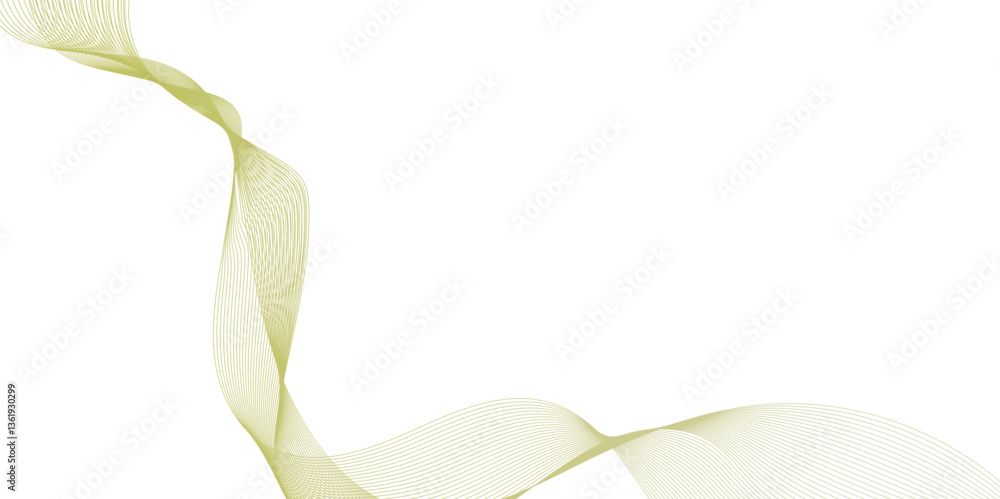 Aufkleber abstract multicolor gradient wave lines vector, flowing lines with gradient texture, soft waves in l