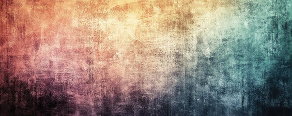A softly aged retro background with gentle, faded colorful tones.