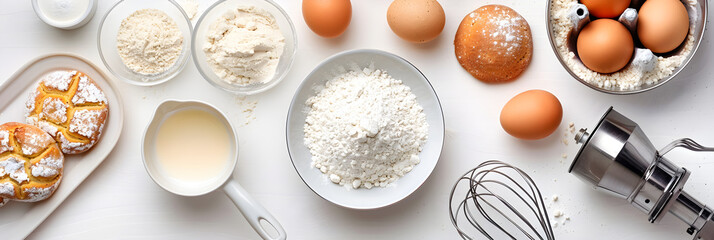 Step-by-Step Illustration of Baking Recipe with Xanthan Gum: From Ingredients to Finished Goods