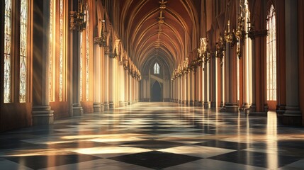 Obraz premium Many cathedrals are located on significant religious sites, making them not only centers of worship but also important cultural and historical landmarks for visitors