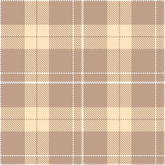 Iridescent Mushroom and Pastel White Seamless Tartan Textile Design