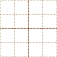 Modern Seamless Tartan in Bright Milk Chocolate tones Textile Design