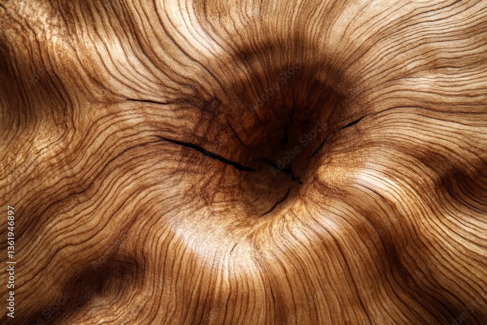 Poster Intricate patterns of natural wood grain highlighting age and texture in a close-up view