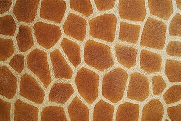 Obraz premium Giraffe pattern showcasing unique textures and colors naturally found in the wild