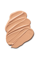 Beige Foundation Swatch with Smooth Texture
