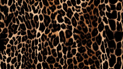 leopard, skin texture, dark background, fur, wild cat spots, stylish design for fabric