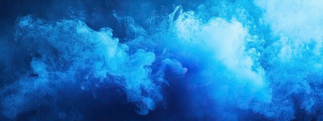 Abstract Blue Smoke