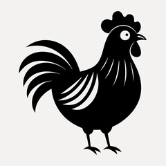 rooster vector illustration