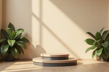 Minimalist Product Stage with Natural Light