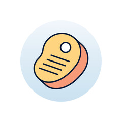 Obraz premium Steak Vector icon