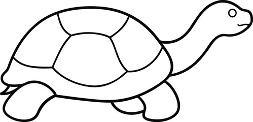 turtle line art icon