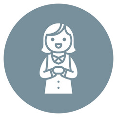 Shopping Assistant Vector Icon