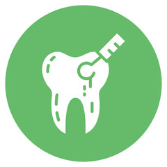 Root Canal Vector Icon