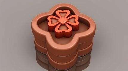 3D Flower-shaped Box