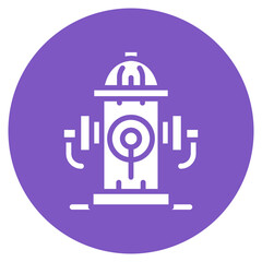 Fire Hydrant Valve Vector Icon