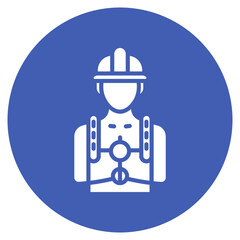 Firefighter Training Dummy Vector Icon