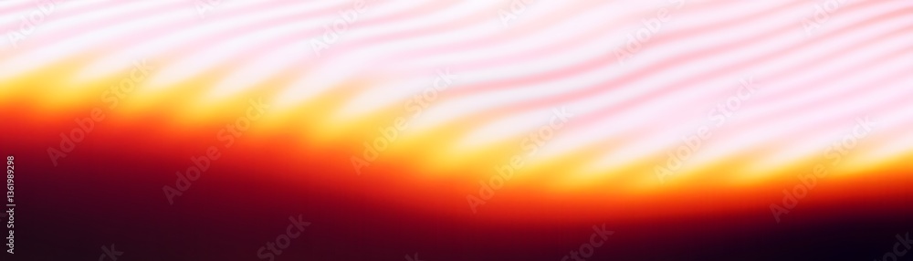 Aufkleber a warm gradient of colors with abstract wavy patterns