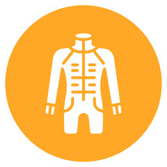 Thermal Heat Suit Vector Icon