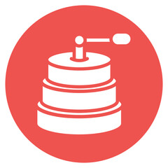Millstone Vector Icon