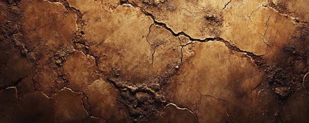 Obraz premium An agricultural-inspired soil background, textured with natural, raw elements.