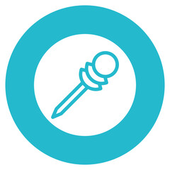 Lapel Pin Vector Icon