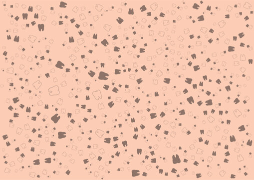 Teeth Pattern Background Design