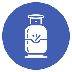 Gas Cylinder Vector Icon