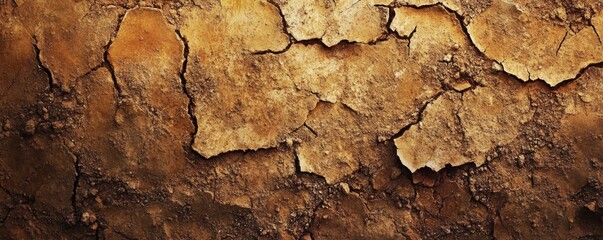 A muted soil background with textured, earthy details and subtle layers.