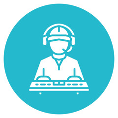 Rig Operator Vector Icon