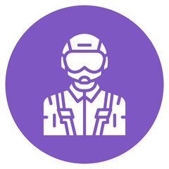Flight Suit Vector Icon