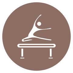 Pilates Bar Vector Icon