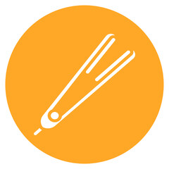 Hair Straightener Vector Icon