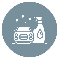 Car Wash Detergent Vector Icon