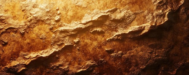 A close-up view of soil texture with detailed organic patterns and rough surfaces.