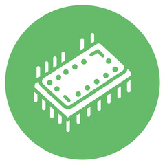 Obraz premium Microcontroller Vector Icon