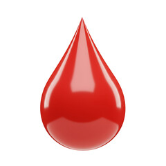 Obraz premium 3D Blood Drop Logo