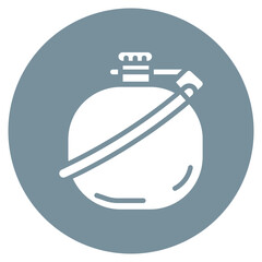 Canteen Flask Vector Icon