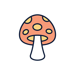 Mushroom Vector icon